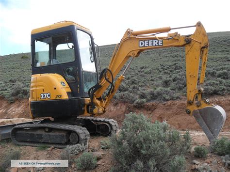 john deere 27c zts mini excavator|john deere 27zts.